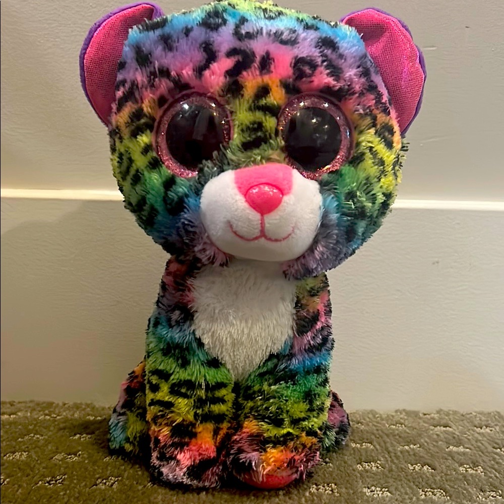 Colorful Leopard Print Plush Toy